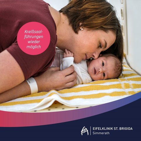 Geburtshilfe - Mutter mit Baby