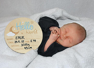 Babygalerie Eifelklinik – Baby Erik