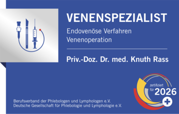 Zertifizierung als Venen Kompetenz Zentrum plus / Venenspezialist