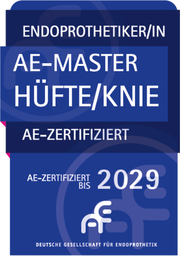 Endoprothetik Zertifizierung Auszeichnung 2024