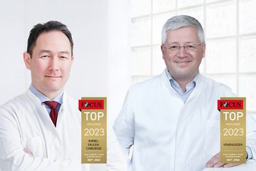 Top-Mediziner Chefärzte PD Dr. med. Per Trobisch und Dr. med. Knuth Rass 