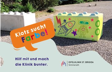 Eifelklinik Simmerath - Kindergartenaktion Klotz sucht Farbe